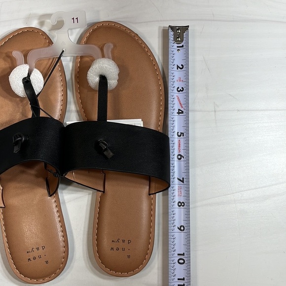 A New Day Amelia Sandal Black/Brown sz 11 - Picture 6 of 8
